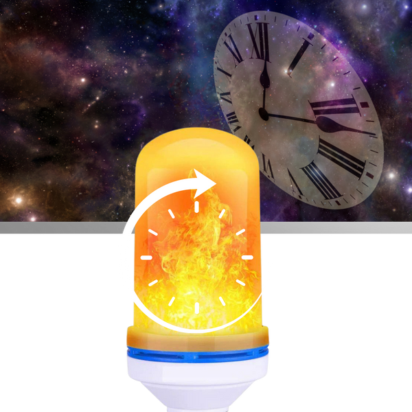 Premium LED Flame Lamp With Realistic Flicker For Cozy Ambience
