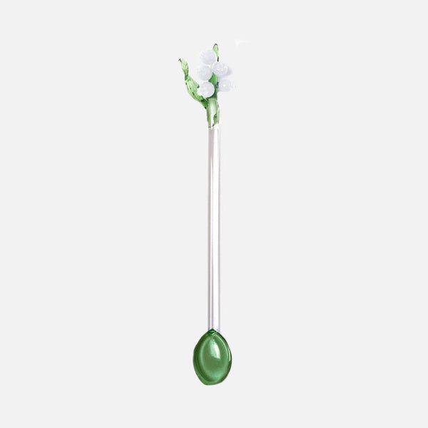Floral Glass Stirrer
