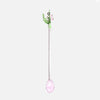 Floral Glass Stirrer