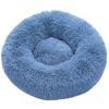 Premium Donut Shaped Plush Pet Bed With Soft Cushion Lumbar Support