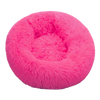 Premium Donut Shaped Plush Pet Bed With Soft Cushion Lumbar Support