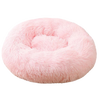 Premium Donut Shaped Plush Pet Bed With Soft Cushion Lumbar Support