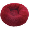 Premium Donut Shaped Plush Pet Bed With Soft Cushion Lumbar Support