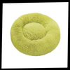 Premium Donut Shaped Plush Pet Bed With Soft Cushion Lumbar Support