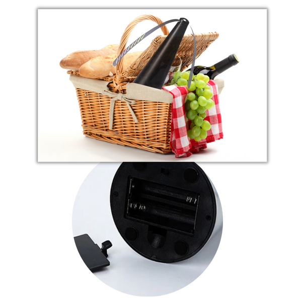 Portable Fly Repellent Fan for Outdoor Dining Keeps Flies Away
