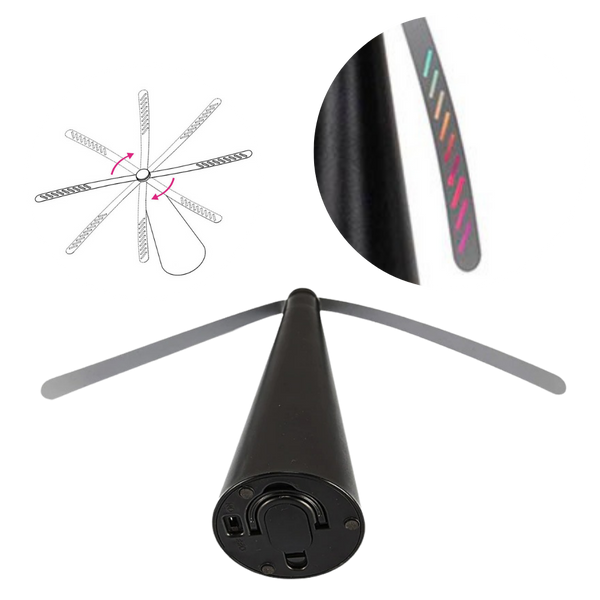 Portable Fly Repellent Fan for Outdoor Dining Keeps Flies Away