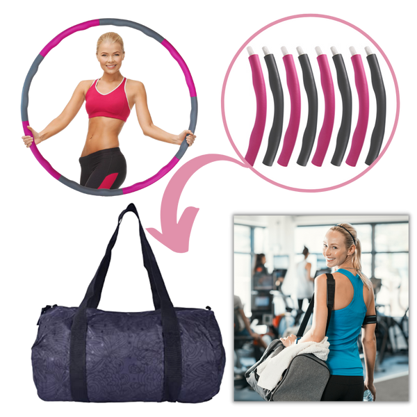 Padded Adjustable Fitness Hula Hoop for Calorie Burn