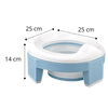 Portable 3 In 1 Toddler Potty Seat With Foldable Design