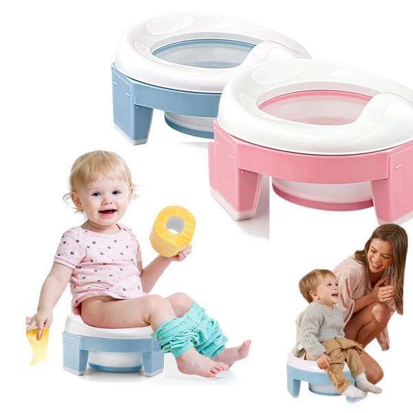 Portable 3 In 1 Toddler Potty Seat With Foldable Design