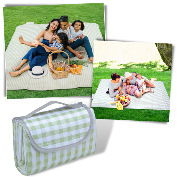 Waterproof Foldable Large Picnic Blanket With PVC Backing