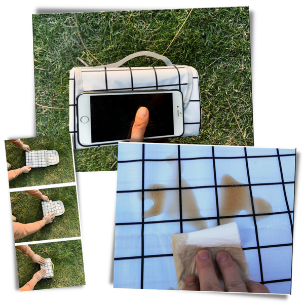 Waterproof Foldable Large Picnic Blanket With PVC Backing