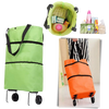 Expandable Trolley Tote For Groceries, 30L, Waterproof And Durable
