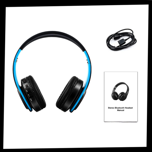 Foldable Bluetooth Headphones With Stereo Sound And Hands Free Calling