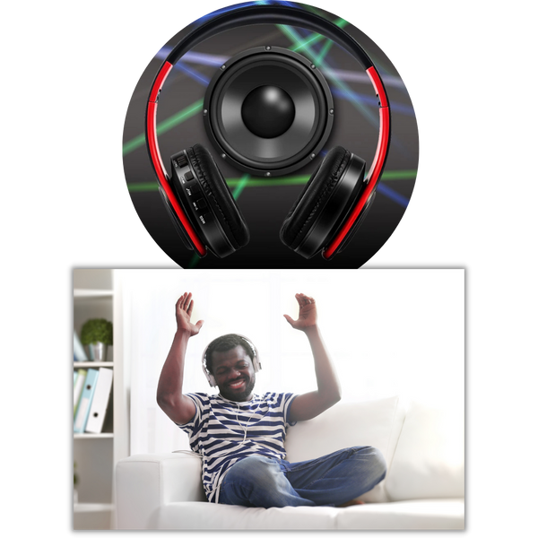 Foldable Bluetooth Headphones With Stereo Sound And Hands Free Calling