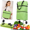 Expandable Trolley Tote For Groceries, 30L, Waterproof And Durable