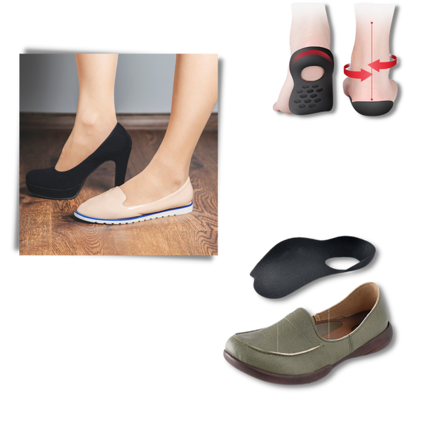 Premium Orthotic Insoles For Flat Feet With Arch Support And Comfort
