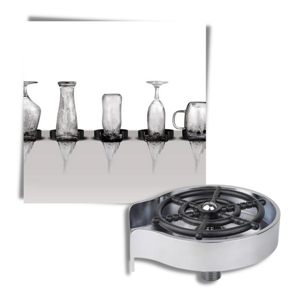 Automatic Glass Washer and Rinser for Fast High Pressure Cleaning