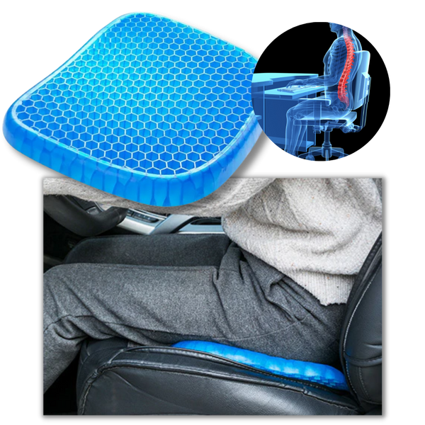 Gel Seat Cushion for Pressure Relief and Pain Free Sitting
