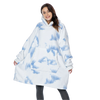 Oversized Blanket Hoodie With Plush Fleece Lining For All Day Warmth