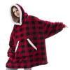 Oversized Blanket Hoodie With Plush Fleece Lining For All Day Warmth