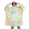 Oversized Blanket Hoodie With Plush Fleece Lining For All Day Warmth