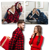 Oversized Blanket Hoodie With Plush Fleece Lining For All Day Warmth