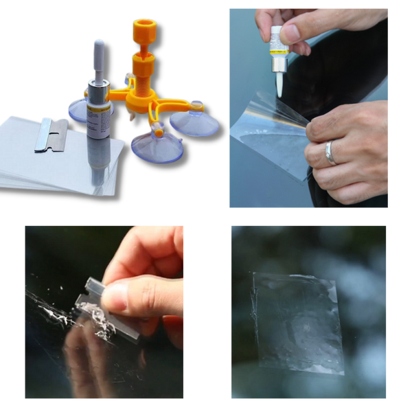 Windshield Glass Repair Kit With Nano Technology For Long Lasting Results