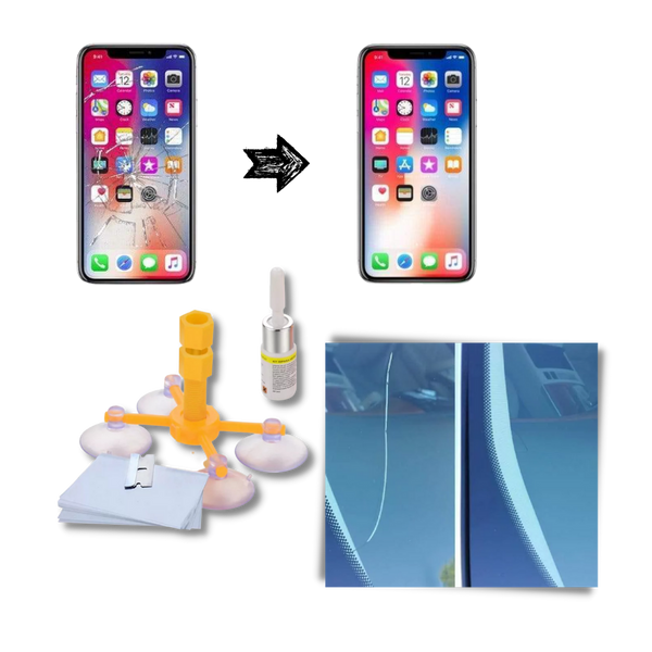 Windshield Glass Repair Kit With Nano Technology For Long Lasting Results