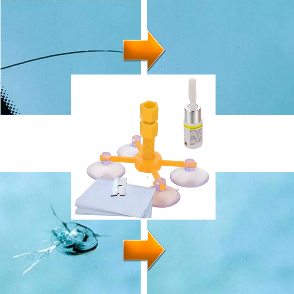 Windshield Glass Repair Kit With Nano Technology For Long Lasting Results