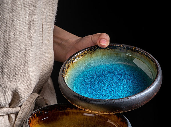 Glazed Shore Deep Dish Plate