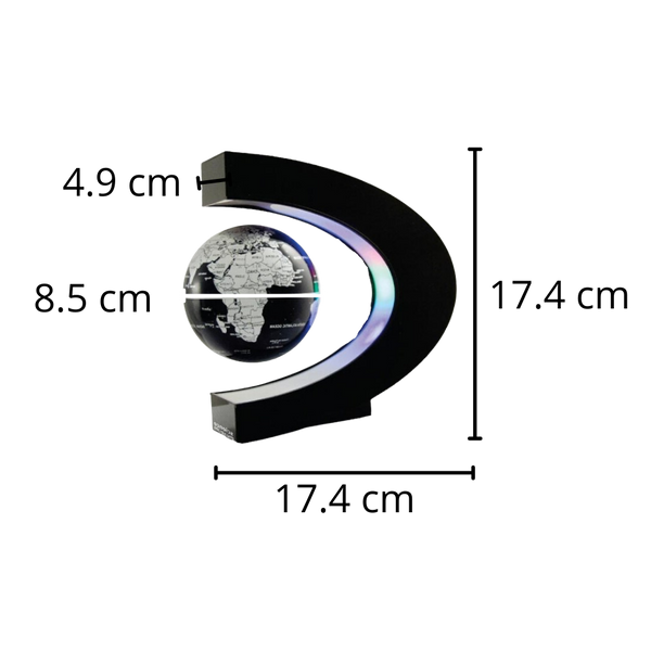 Levitating LED Globe For Modern Elegant Statement Home Decor