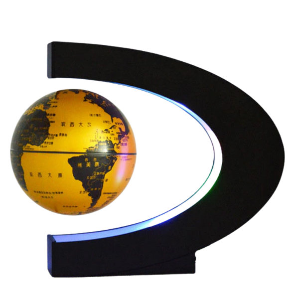 Levitating LED Globe For Modern Elegant Statement Home Decor