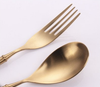 Gold Bamboo Stainless Steel Luxury Flatware