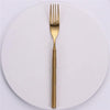 Gold Bamboo Stainless Steel Luxury Flatware