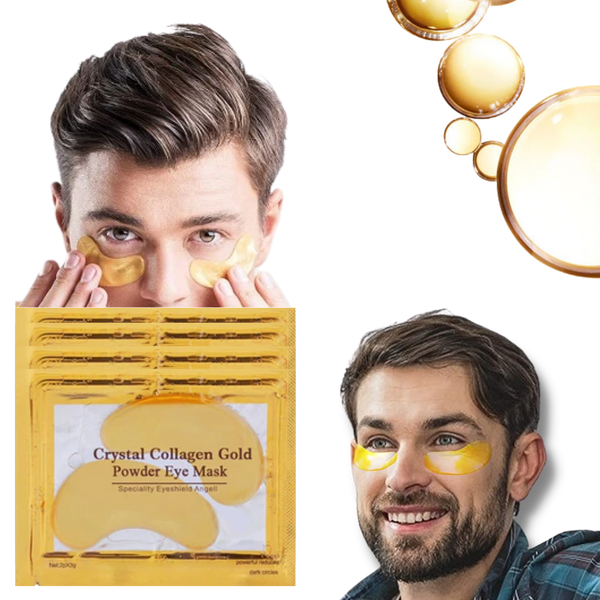 24K Gold Collagen Eye Mask For Bright Youthful Under Eyes