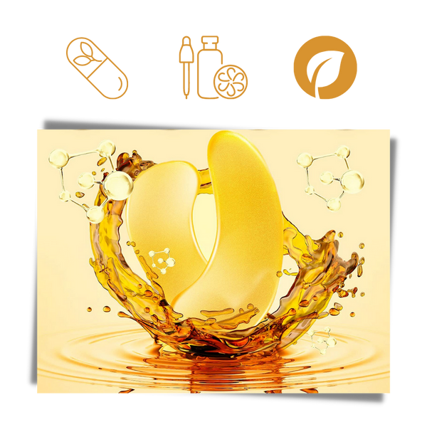 24K Gold Collagen Eye Mask For Bright Youthful Under Eyes