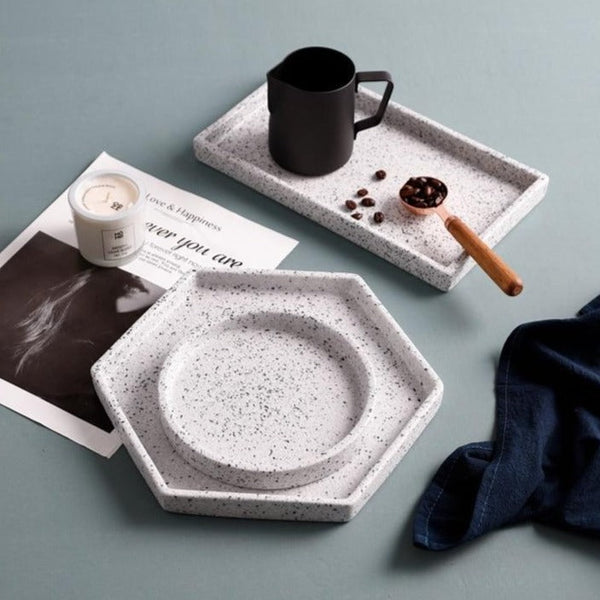 Granite Basic Shapes Decorative Trays