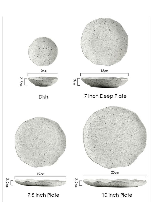 Granite Dinner Plates and Bowls