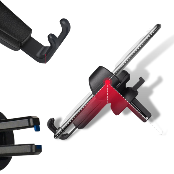 One Hand Phone Holder for Car Stable Viewing Anti Slip Grip