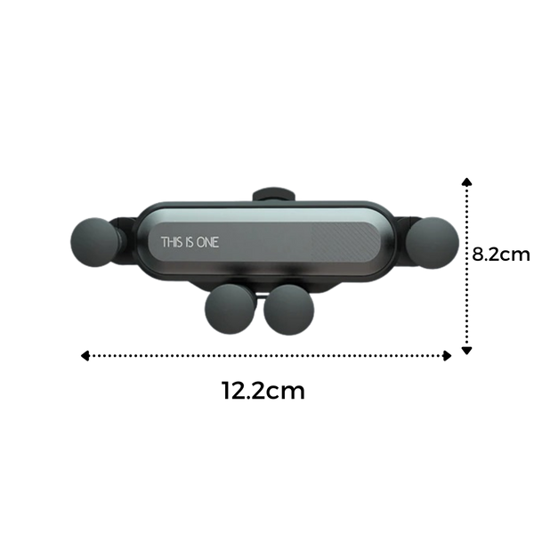 Auto-Lock Car Phone Holder With One Hand Operation And 360 Rotation