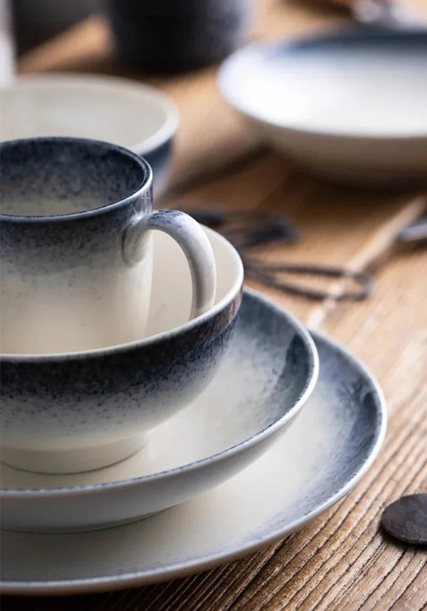 Coastal Rim Ceramic Plate