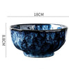Blue Nebula 10 Piece Celestial Dinner Set Elegant Home Tableware