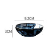 Blue Nebula 10 Piece Celestial Dinner Set Elegant Home Tableware
