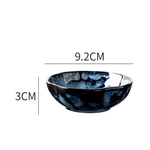 Blue Nebula 10 Piece Celestial Dinner Set Elegant Home Tableware
