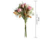 Premium Faux Dried Rose Bundle For Home Decor And Flower Arrangements