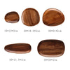 Natural Acacia Wood Serving Tray Set For Appetizers And Charcuterie Board
