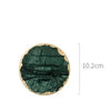 Green Marble Slab Coasters for Dining Table Natural Stone Home Decor