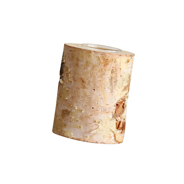 Premium Sustainable Birch Wood Candle Holder For Home Table Centerpiece
