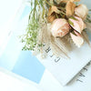 Premium Faux Dried Rose Bundle For Home Decor And Flower Arrangements