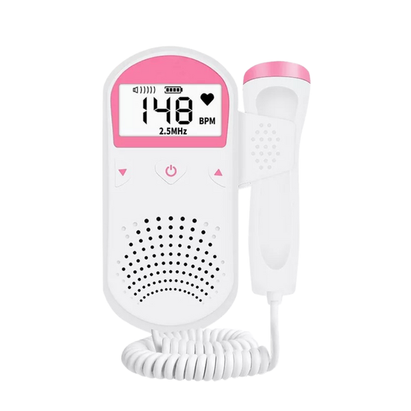 Fetal Heartbeat Monitor With LCD Display And Portable Design